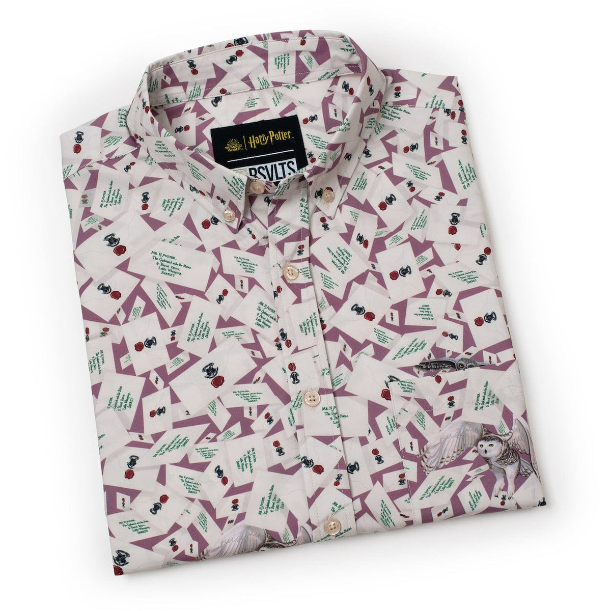 harry potter dress shirt Harry Potter “Dear Mr. Potter” – KUNUFLEX Short Sleeve Shirt by RSVLTS