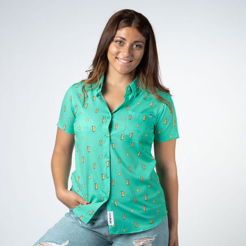 rsvlts-xs-rsvlts-womens-short-sleeve-shirt-palms-away-womens-kunuflex-short-sleeve-shirt