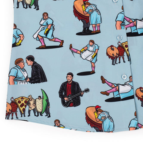 rsvlts-saturday-night-live-womens-short-sleeve-shirt-saturday-night-live-lunch-lady-land-womens-kunuflex-short-sleeve-shirt-presale