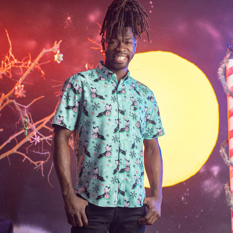 rsvlts-the-nightmare-before-christmas-short-sleeve-shirt-disney-tim-burton-s-the-nightmare-before-christmas-merry-scary-teddy-kunuflex-short-sleeve-shirt